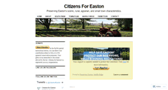 Desktop Screenshot of citizensforeaston.org