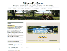 Tablet Screenshot of citizensforeaston.org